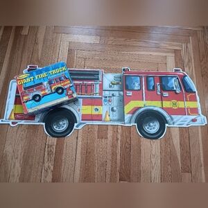Melissa & Doug Fire Truck Floor Puzzle